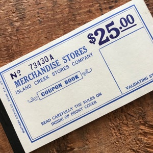 Vintage Merchandise Tickets Book - 95 Tickets, Full Book - Vintage Tickets, Altered Art, Junk Journal, Scrapbooking, Collage, Paper Ephemera