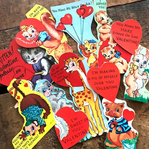 Vintage Valentines Set of 9 Unused Cards Vintage Valentine Cards, Vintage  Paper Ephemera, Altered Art, Valentine's Day, Junk Journal Lot -  Canada