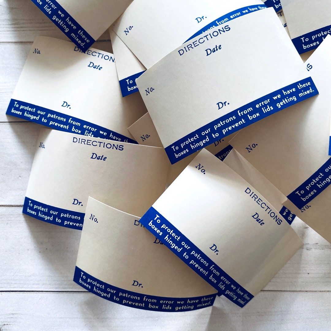 Vintage Pharmacy Labels - Set of 15 - Drug Store Labels, Vintage ...