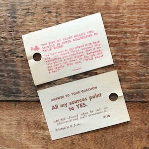 Vintage Fortune Teller Tickets - Set of 20 - Tarot Swami Cards, Paper Ephemera, Junk Journal, Scrapbooking, Altered Art, Craft Supplies image 7