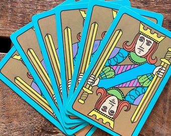 ヴィンテージキングトランプ - 6枚セット - Etsy 日本