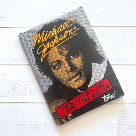 Vintage Michael Jackson Wax Pack - 1 Pack - Junk Journal, Paper
