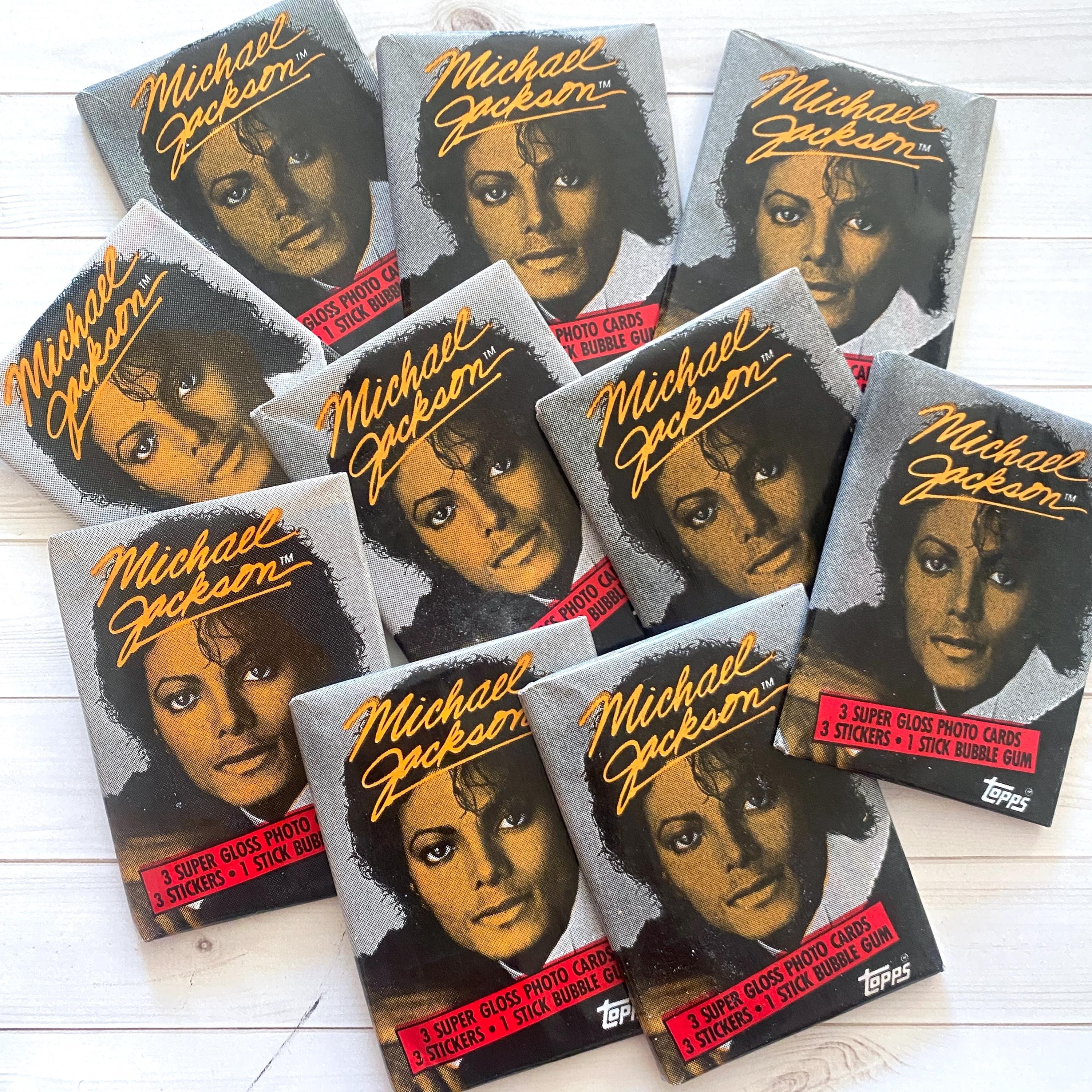 Vintage Michael Jackson Wax Pack - 1 Pack - Junk Journal, Paper