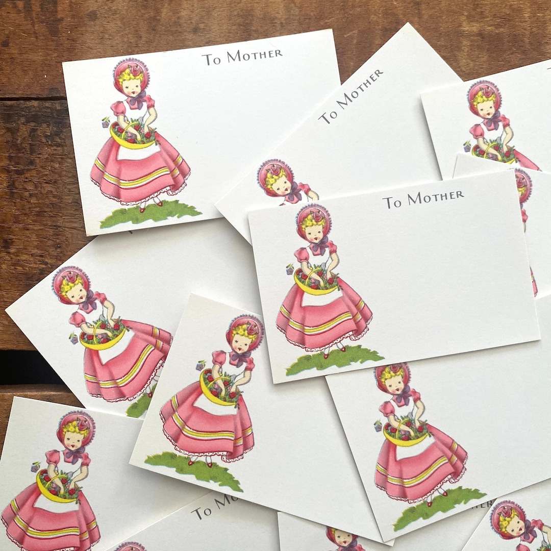 Vintage Florist Cards - Set of 10 - Paper Ephemera, Scrapbook, Junk ...