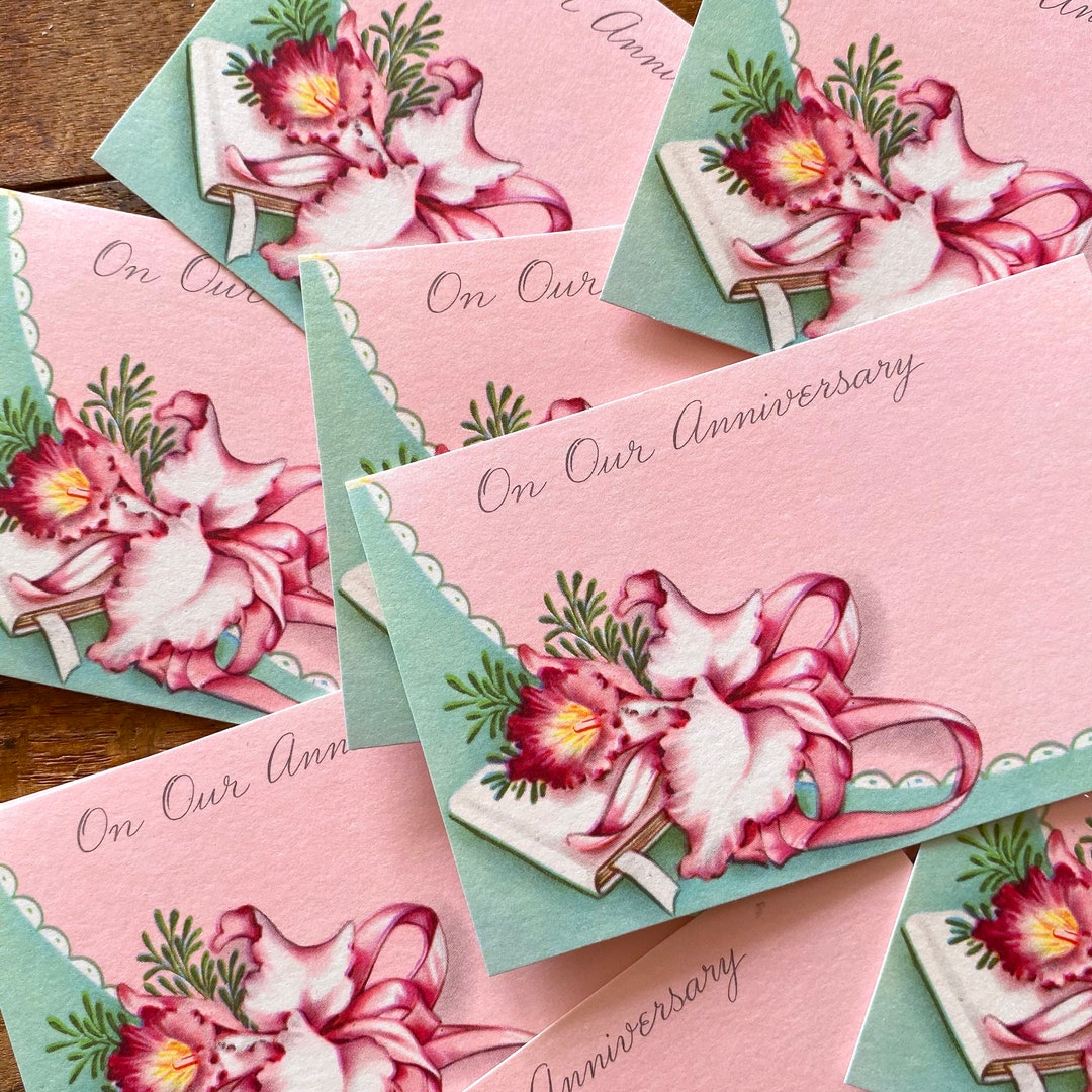 Vintage Florist Cards - Set of 10 - Vintage Paper Ephemera, Scrapbook ...