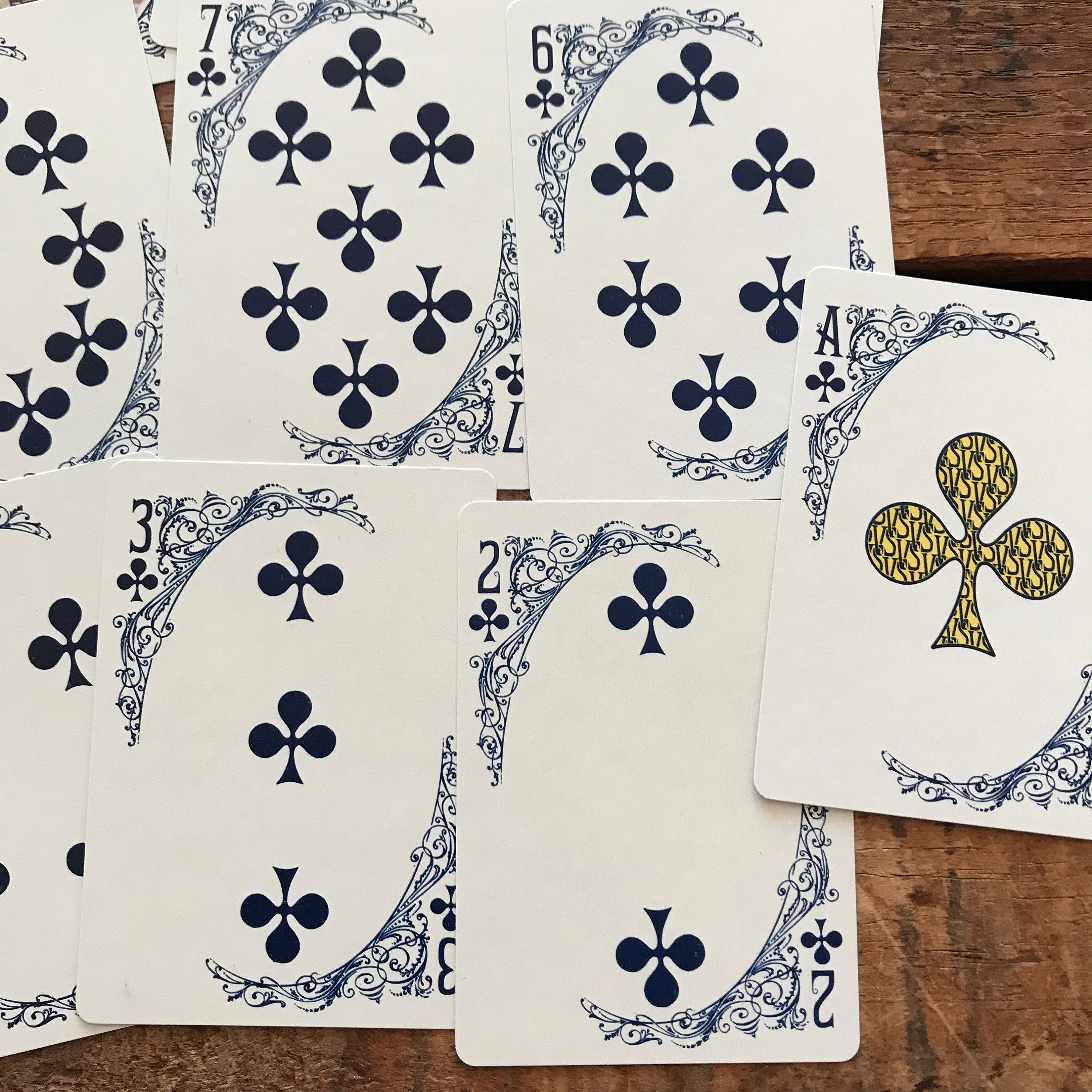 RARE Vintage LOUIS VUITTON Poker Bridge Playing Cards Library Barware Party  Bar