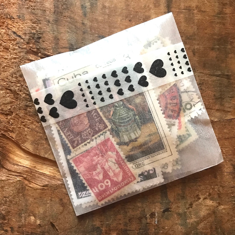 Vintage Cancelled Stamps Random Set of 75 Vintage Stamps Etsy