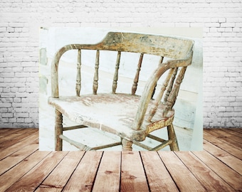 Spindle Chair Farmhouse Barn Digital Photo Download