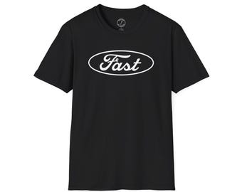 Camiseta Fast Ford Classic Muscle Car - Hot Rod - Rat Rod para apaixonados por carros