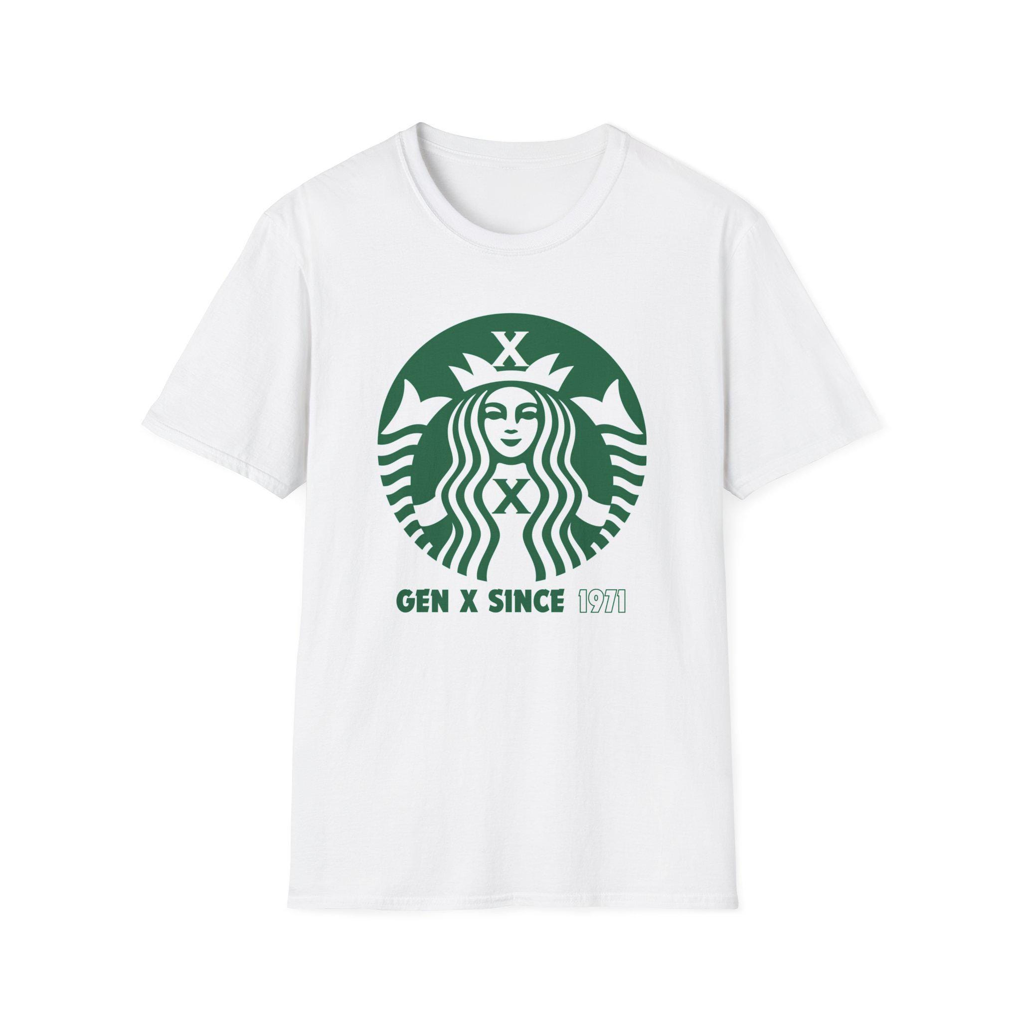 Gen X Starbucks Coffee Latte T-shirt, 1971 Vintage Tee - Etsy