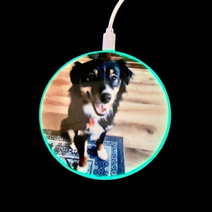 Custom Wireless Charger Pad with logo or photo.
