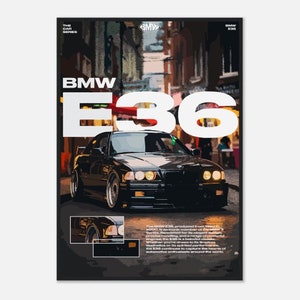 BMW E36 | Pósteres | Imprimir | Impresión digital | BMW | BMW E36