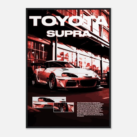 Toyota Supra | Poster | Print | Digital Print | Toyota | Supra - Etsy