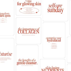 200 Editable Skincare Instagram Templates | Skincare Social Media Posts | Skincare|Instagram Template | Esthetician Instagram Template
