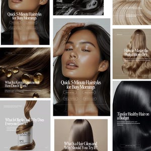 200 + Hair Instagram Templates | Hair Templates, Hair Flyers, Hair Bundles, Hair Business, Hair Business Posts, Hair Salon, Canva,