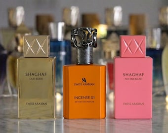 Swiss Arabian : 3ml Authentic Perfume Decant, Travel Spray Sample