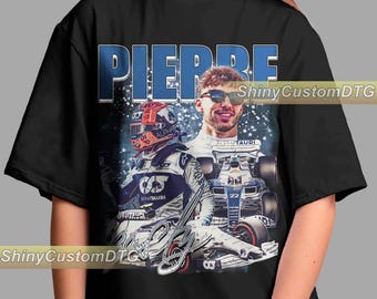Pierre Gasly Shirt Driver Sport Tshirt Vintage Bootleg Sweatshirt Retro Unisex Graphic Tee Bestseller Design Adult Youth