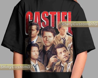 Castiel Shirt American Actresses Shirt Vintage Bootleg Sweatshirt Long Sleeve Retro Unisex Graphic Tee Adult Bestseller Design Youth