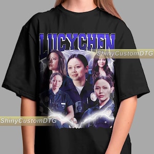 Lucy Chen Shirt American Actresses Character Shirt Vintage Bootleg Long Sleeve Hoodie Unisex Graphic Tee Youth Bestseller Design Adult