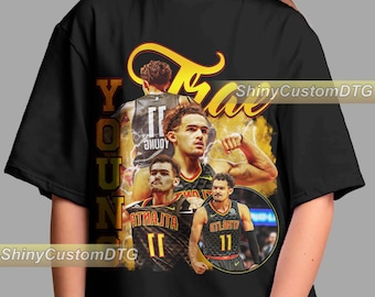 Camiseta de baloncesto Trae Young, camiseta deportiva, sudadera estilo pirata vintage, camiseta gráfica retro unisex, diseño superventas para adultos