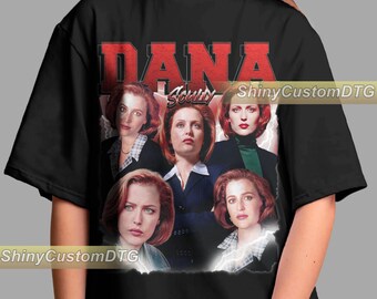 Dana Scully Shirt American Actresses Shirt Vintage Bootleg Sweatshirt Long Sleeve Retro Unisex Graphic Tee Adult Bestseller Design Youth