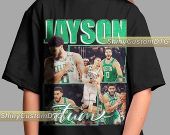 Jayson Tatum Shirt basketball Sport Tshirt Vintage Bootleg Sweatshirt Retro Unisex Graphic Tee Bestseller Design Adult