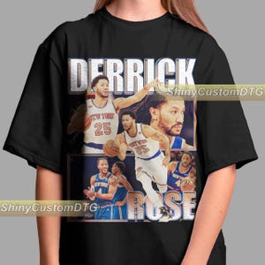 Derrick Rose Shirt basketball Sport Tshirt Vintage Bootleg Sweatshirt Retro Unisex Graphic Tee Bestseller Design Adult