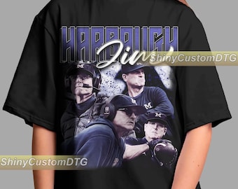 Jim Harbaugh Shirt American Sport Tshirt Vintage Bootleg Sweatshirt Retro Unisex Graphic Tee Bestseller Design Adult