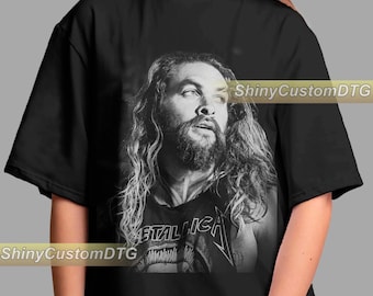 Jason Momoa Shirt American Actresses Shirt Vintage Bootleg Sweatshirt Long Sleeve Retro Unisex Graphic Tee Adult Bestseller Design Youth