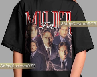 Fox Mulder Shirt American Actresses Shirt Vintage Bootleg Sweatshirt Long Sleeve Retro Unisex Graphic Tee Adult Bestseller Design Youth