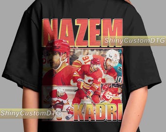 Nazem Kadri Shirt Ice Hoockey Sport Tshirt Vintage Bootleg Sweatshirt Retro Unisex Graphic Tee Bestseller Design Adult