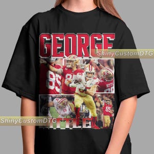 George Kittle Shirt American Sport Tshirt Vintage Bootleg Sweatshirt Retro Unisex Graphic Tee Bestseller Design Adult