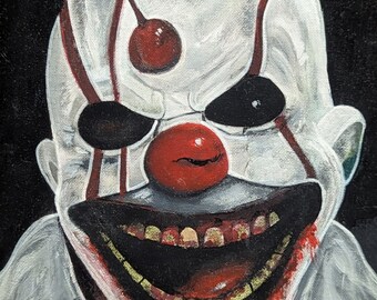 peinture acrylique 20x20 "CLOWN"