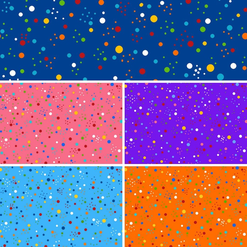 Flower DazeSprinkles 10 Stacker from River/'s Bend RIV-FDS-TF ~ Dots Dots More Dots ~~ Layer Cake Cotton Quilt Fabric ~ Free Shipping