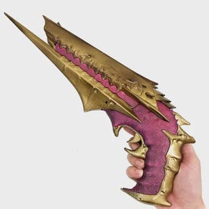 Kit di accessori per cosplay di Zaoulis Bane di Destiny 2, replica a grandezza naturale dell'arma esotica Hive Hand Cannon stampata in 3D, regalo per la sala giochi di Kings Fall Raid
