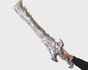 Destiny Schwert von Crota Cosplay Prop Kit, 3D Gedruckt Lebensgroße Hive Blatt Waffe Replik, Oryx Crotas Ende Spielzimmer Wand Display Geschenk