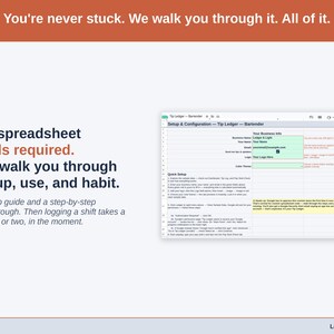 The Setup tab with its Setup Steps walkthrough — business info, theme pick and the step-by-step Google authorization, then the form link.