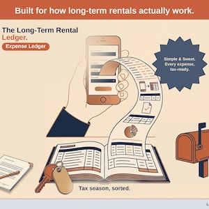 Long-Term Rental Ledger | Landlord Schedule E Tax Spreadsheet (Google Sheets Template)