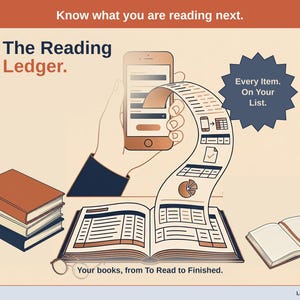 Reading Ledger | Book Log with To-Read List, Ratings and Finished Dates (Google Sheets)