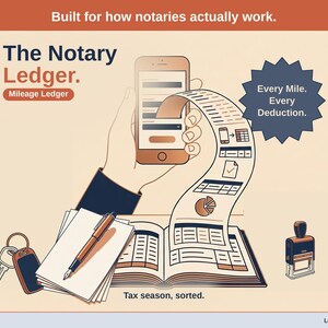 Notar-Kilometerbuch | IRS-Kilometerprotokoll-Tabelle (Google Sheets)