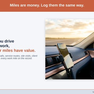 Illustration from the road — delivery, rideshare, sales and service calls all put deductible business miles on the odometer.