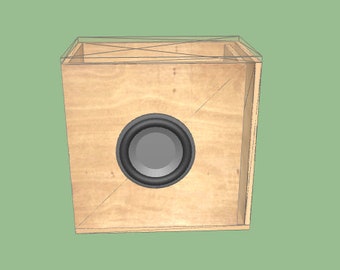 1 x 10 Bass Speaker Cabinet Unloaded/Loaded