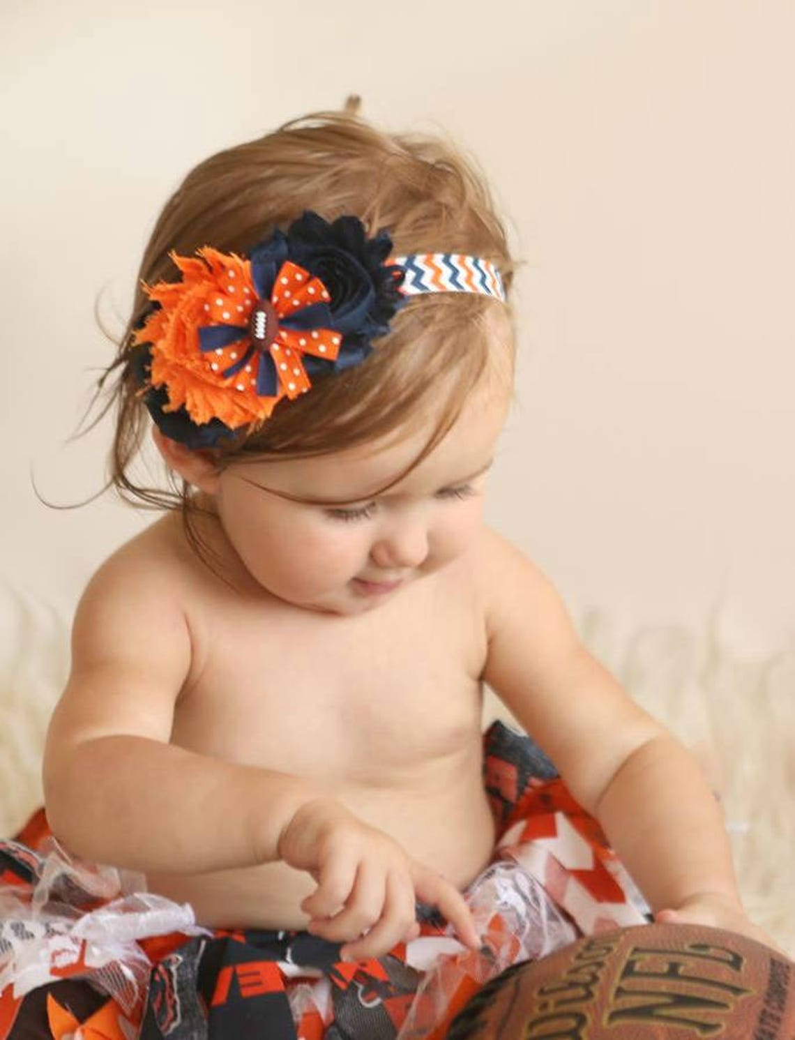 Baseball Headband Atlanta Braves Inspired Baby Headband Etsy