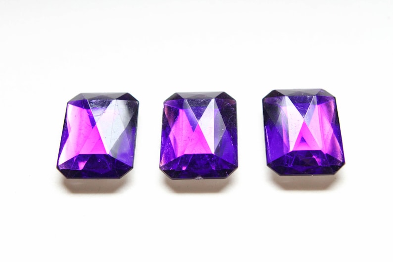 Violet Magnets Magnets Deep Purple Magnets Gem Magnets Large Neon Jewel Magnets Glam Magnets Ultra Violet Magnets
