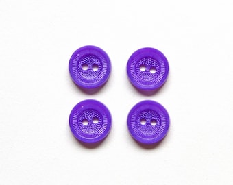 Fancy purple vintage buttons, violet buttons for your sewing or crafting