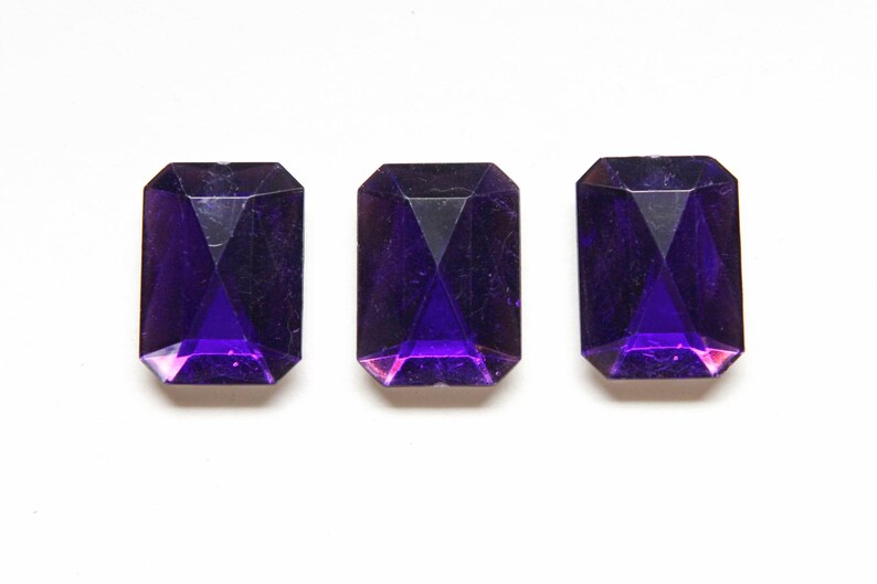 Violet Magnets Magnets Deep Purple Magnets Gem Magnets Large Neon Jewel Magnets Glam Magnets Ultra Violet Magnets