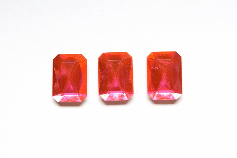 Hot Pink Gems for your locker or office Neon Pink Jewel Fridge Magnets