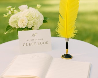 Enchanted Feather Quill Pen with Stand: Magical Writing Instrument