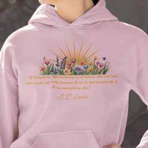 C.S. Lewis Quote | Book Lovers | Chronicles of Narnia | Unisex - Men & Women&#39;s Hoodie | Christian Gifts |