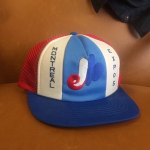 1980s Montreal Expos snapback mesh hat new old stock never worn image 1